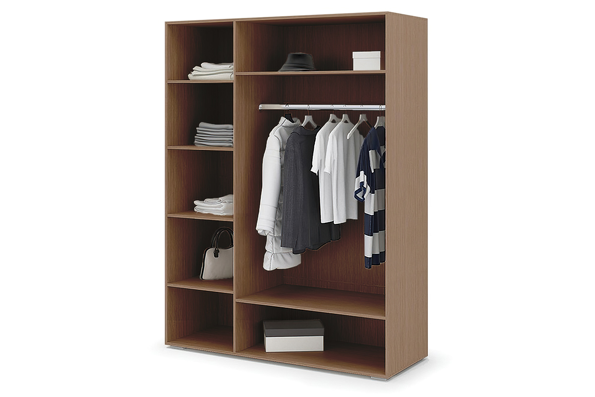 Шкаф 3-х створчатый Симба кофе/шимо темн