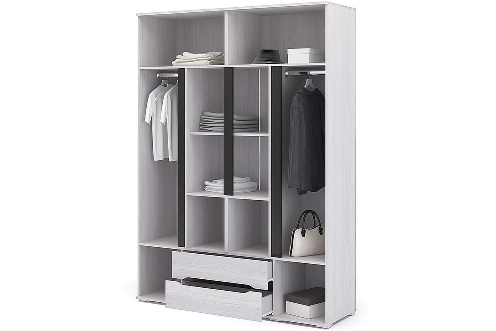 Валенсия Шкаф 4-х створчатый ШК 014 анкор