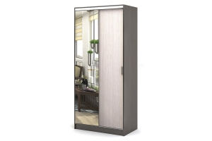 Альянс 1,0 Шкаф-купе белфорт/венге
