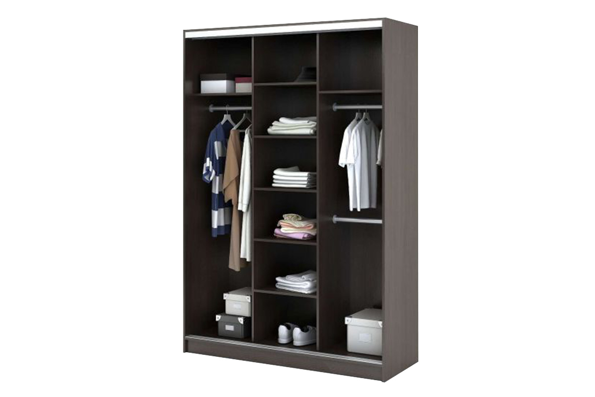 Альянс Шкаф-купе 1,5 венге/венге