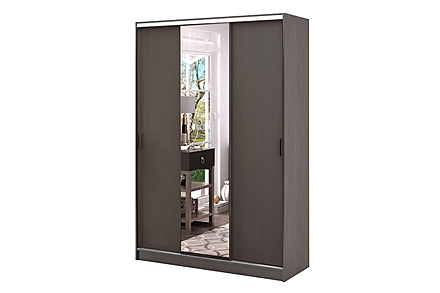 Альянс Шкаф-купе 1,5 венге/венге