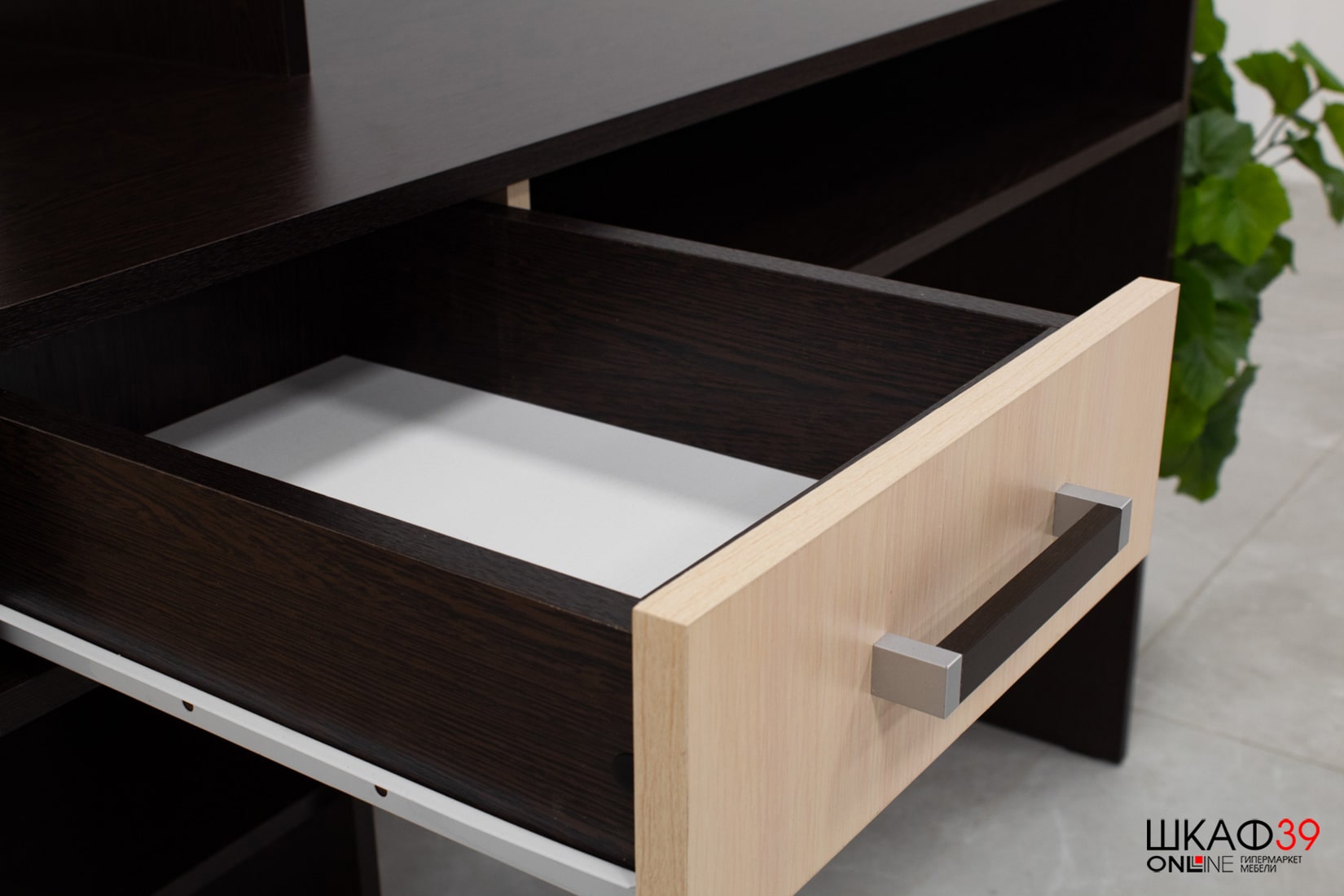 Стол компьютерный Квартет-8, венге/дуб молочный