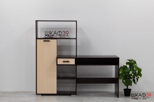 Стол компьютерный Квартет-8, венге/дуб молочный