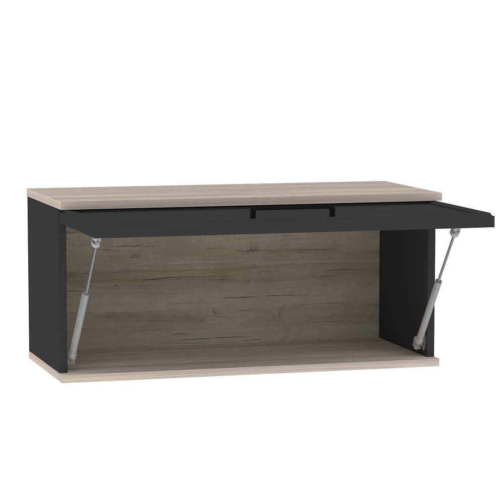 Шкаф навесной Аурелио 4, антрацит