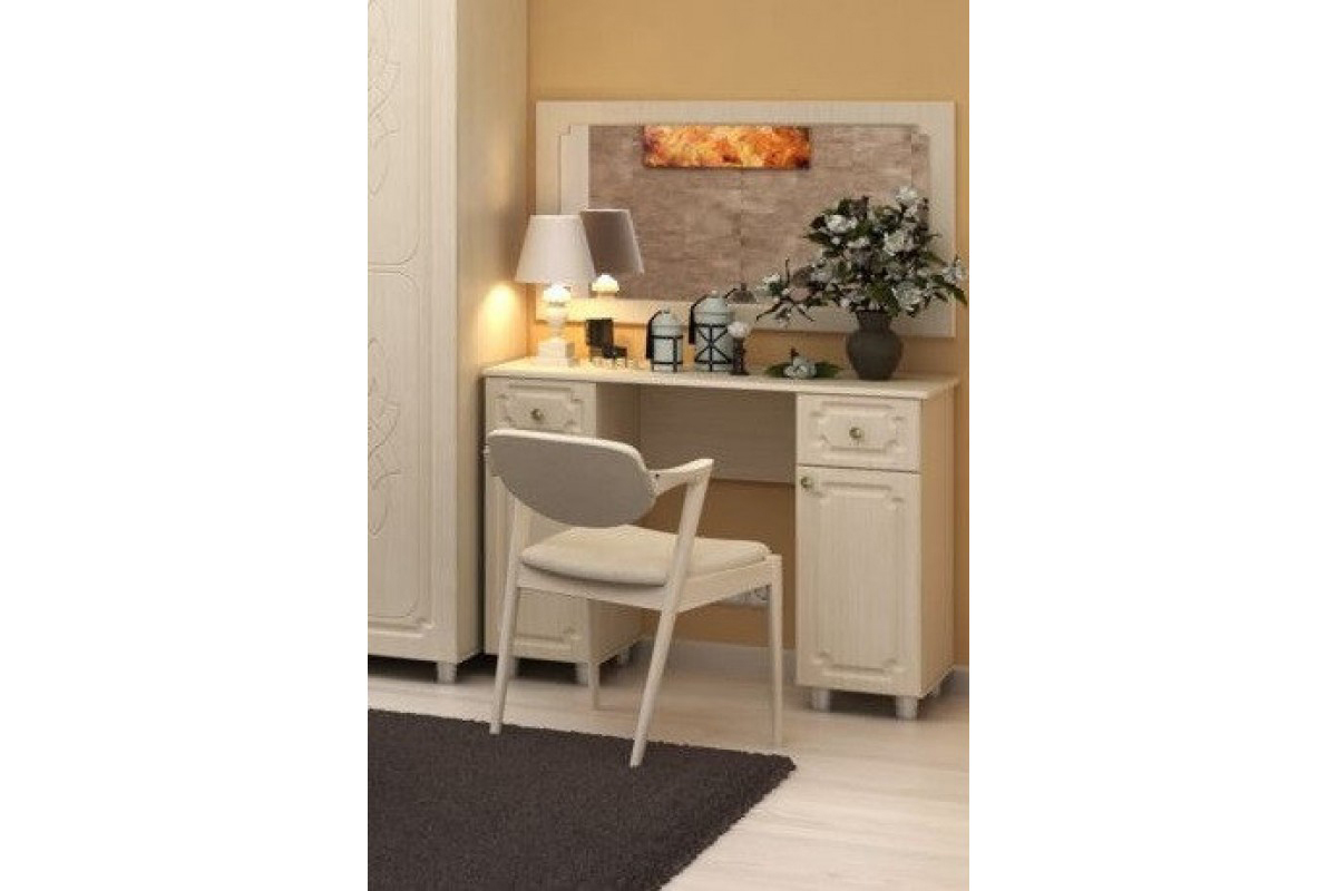 Виктория Столик туалетный СТ911 жемчуг/белфорт