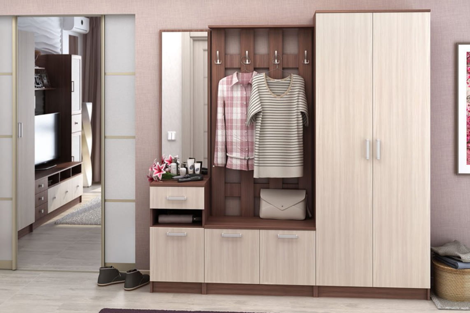 Машенька прихожая комплект 2