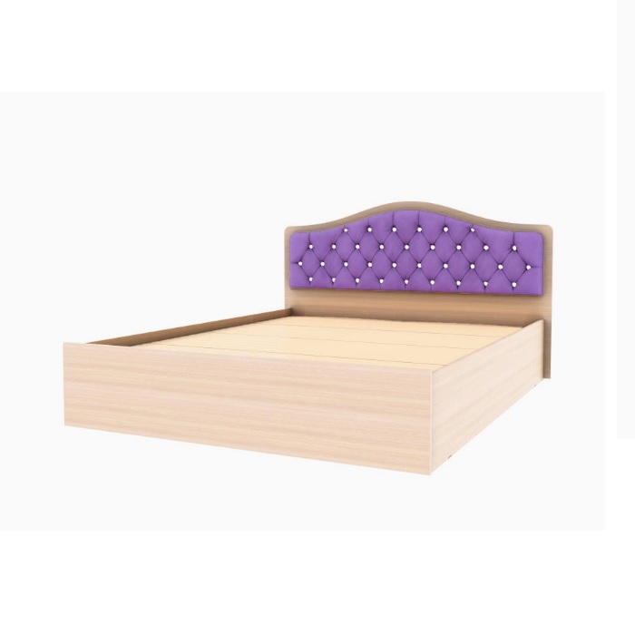 Кровать с настилом Дели 140х200, сирень