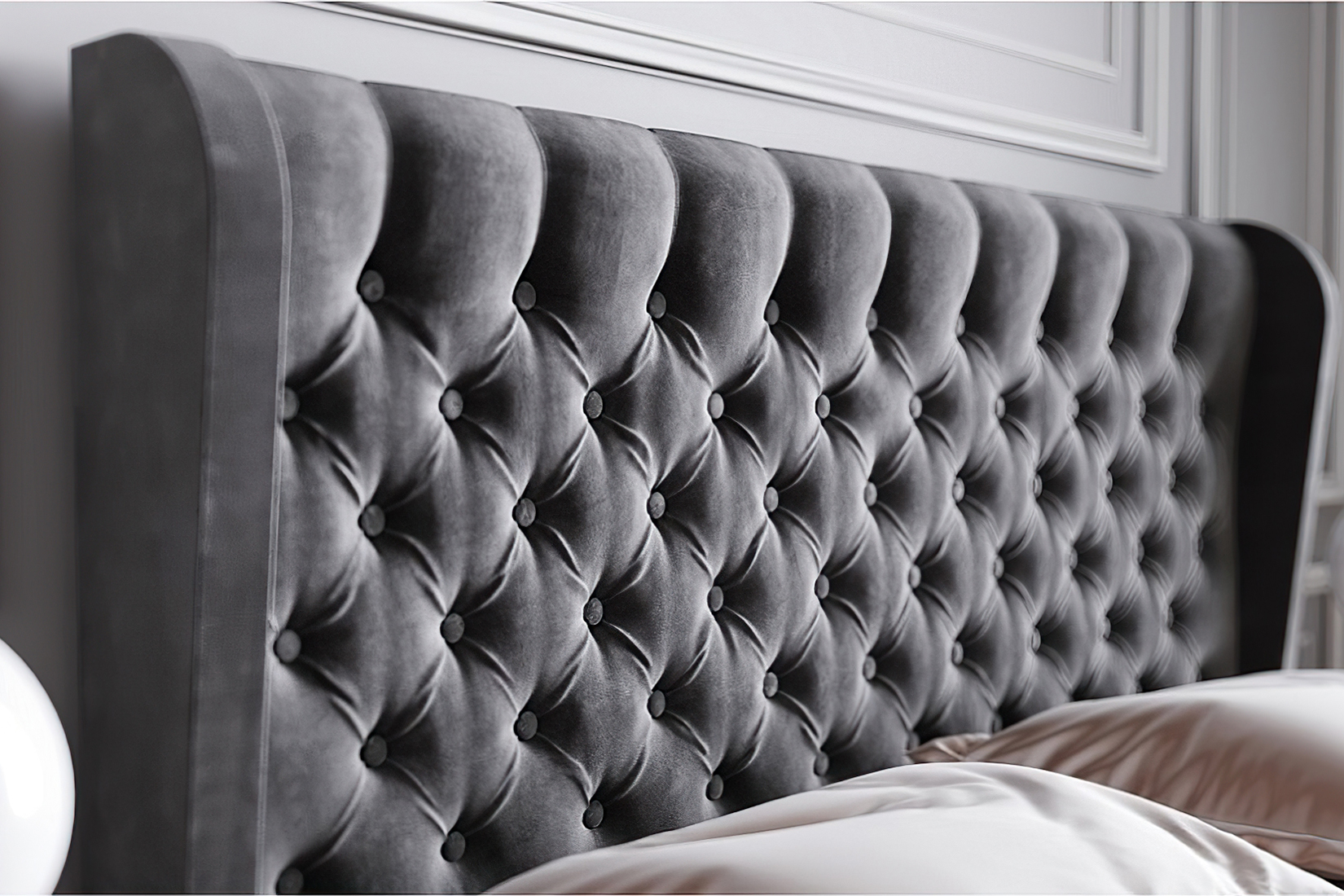 Кровать с подъемным механизмом Франческа 160х200, серый