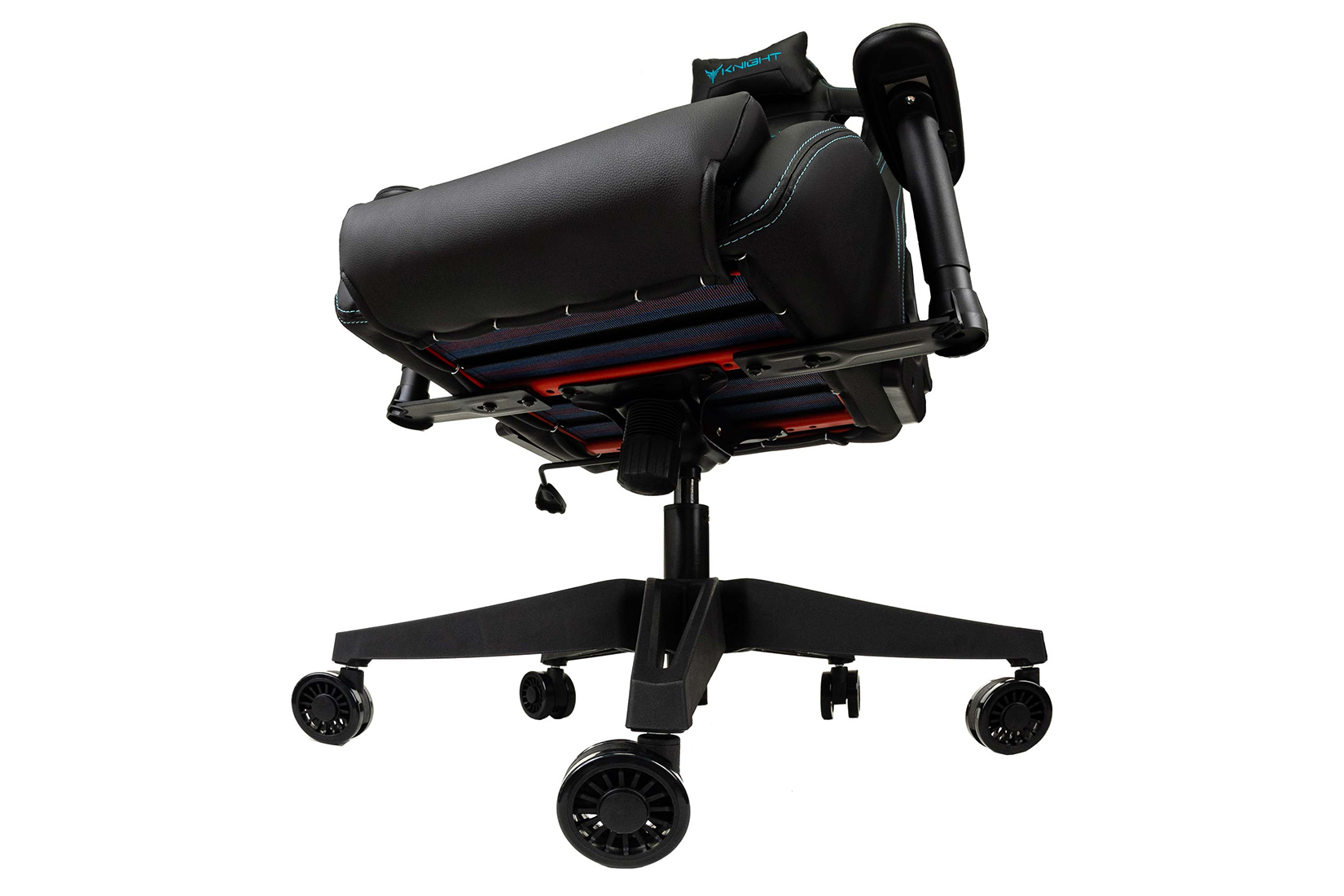 Бюрократ Knight Outrid Smile Кресло игровое Чёрный экокожа