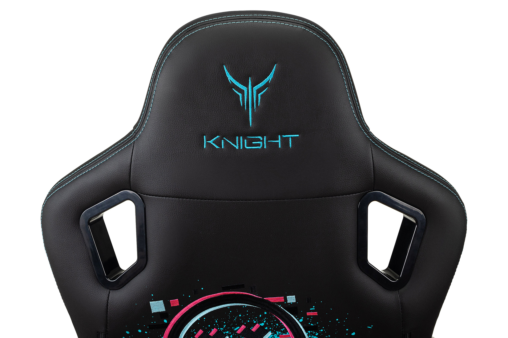 Бюрократ Knight Outrid Smile Кресло игровое Чёрный экокожа