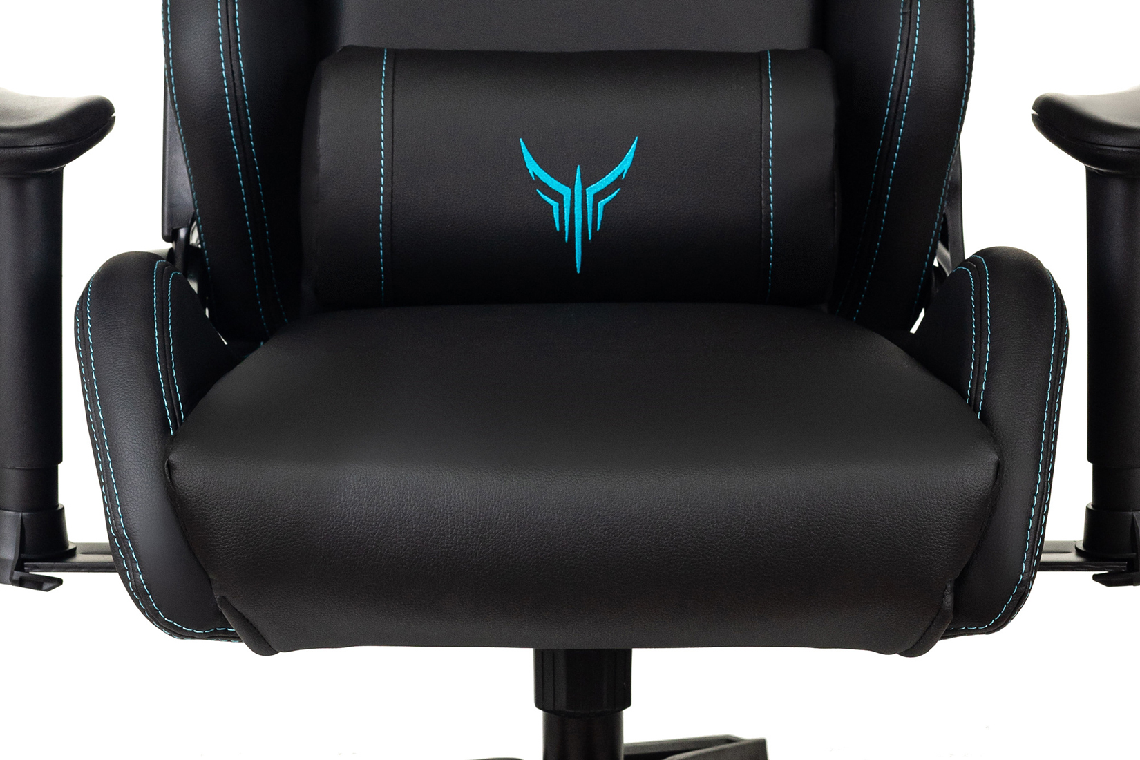 Бюрократ Knight Outrid Smile Кресло игровое Чёрный экокожа