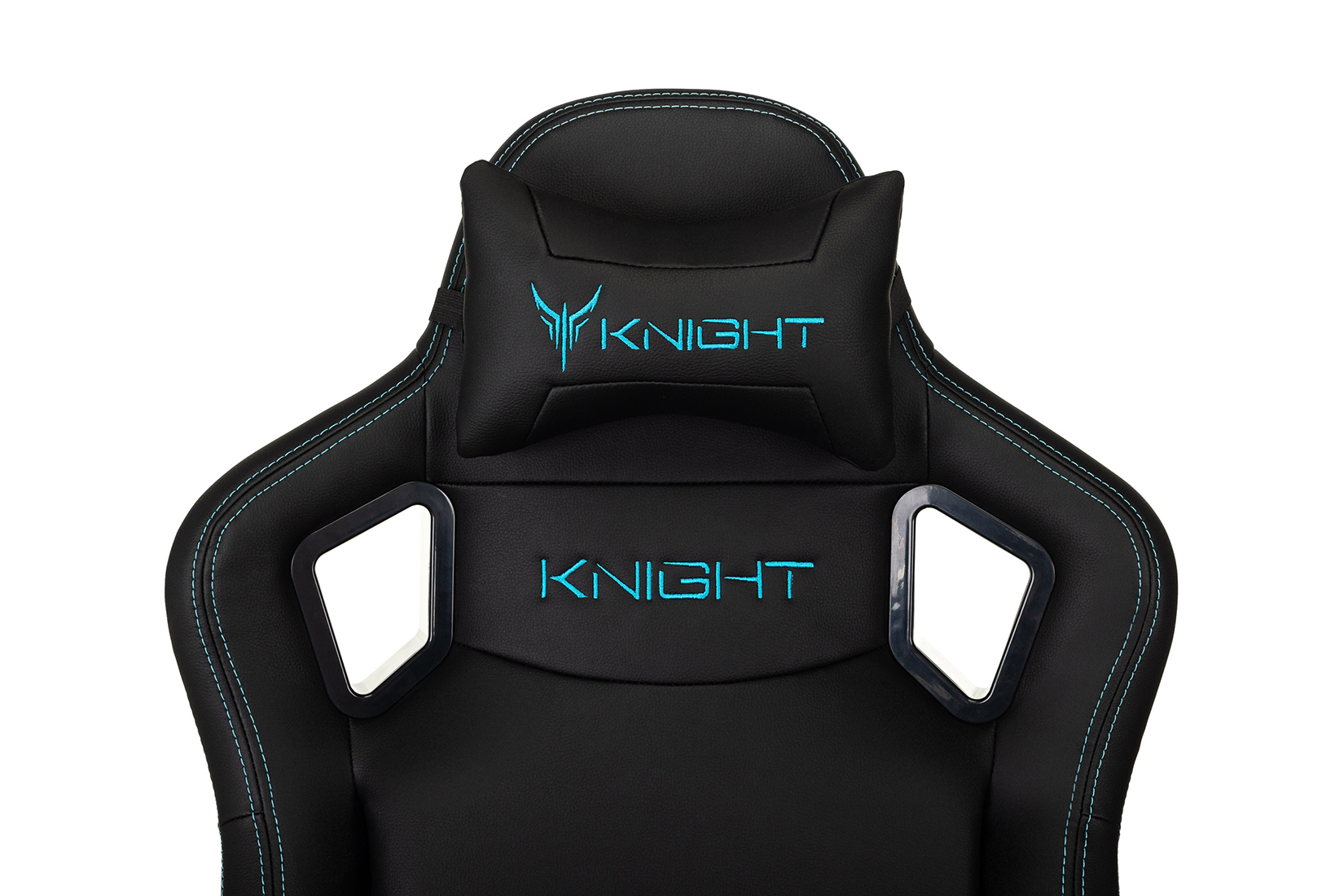 Бюрократ Knight Outrid Smile Кресло игровое Чёрный экокожа