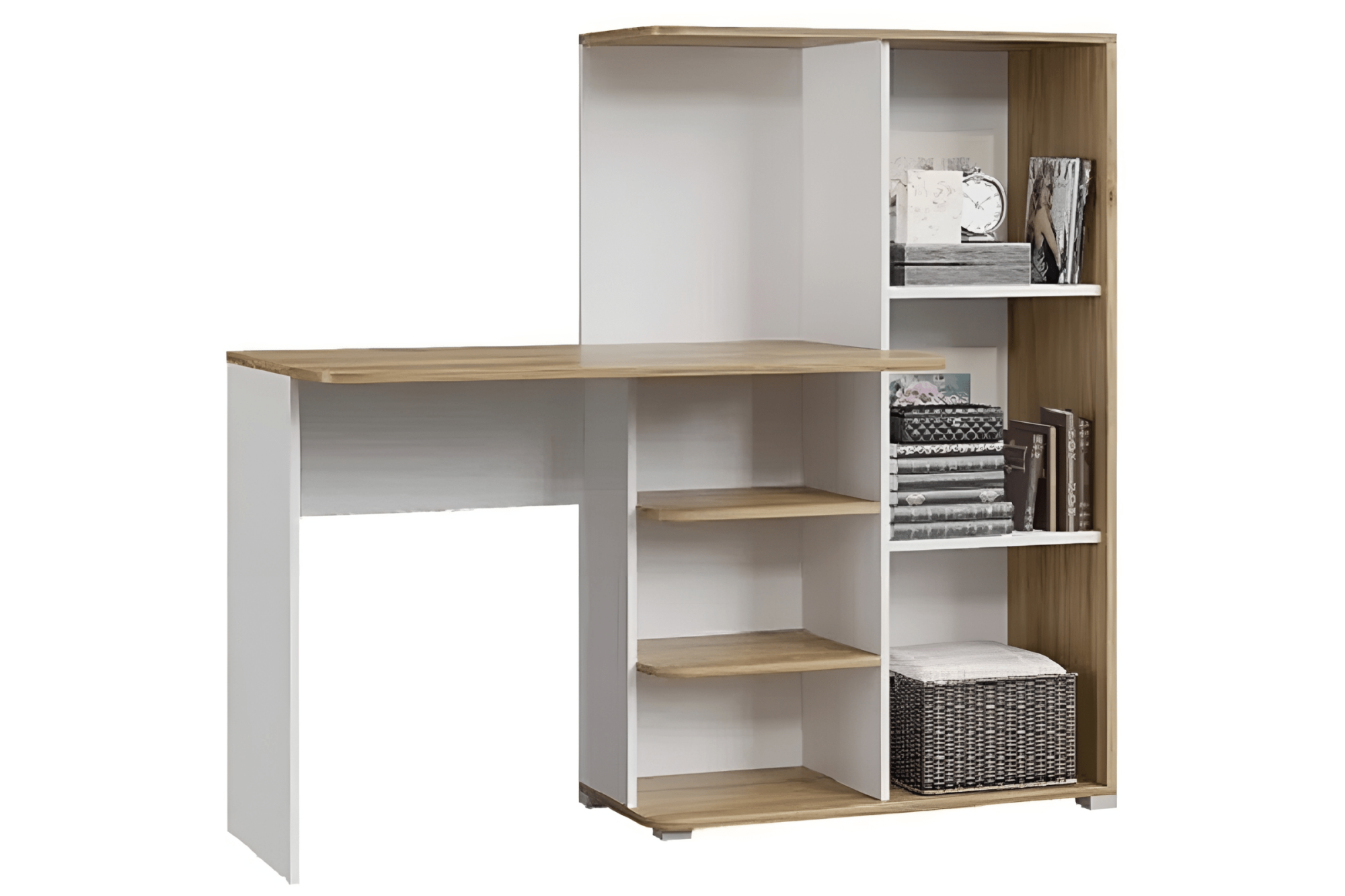 Стол 1420 Лайт Белый/Дуб золотой