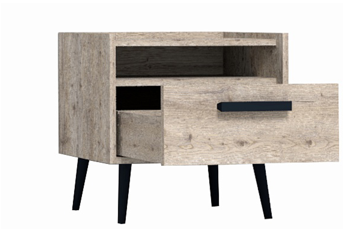 Тумба прикроватная с ящиком Nature 41, гаскон пайн