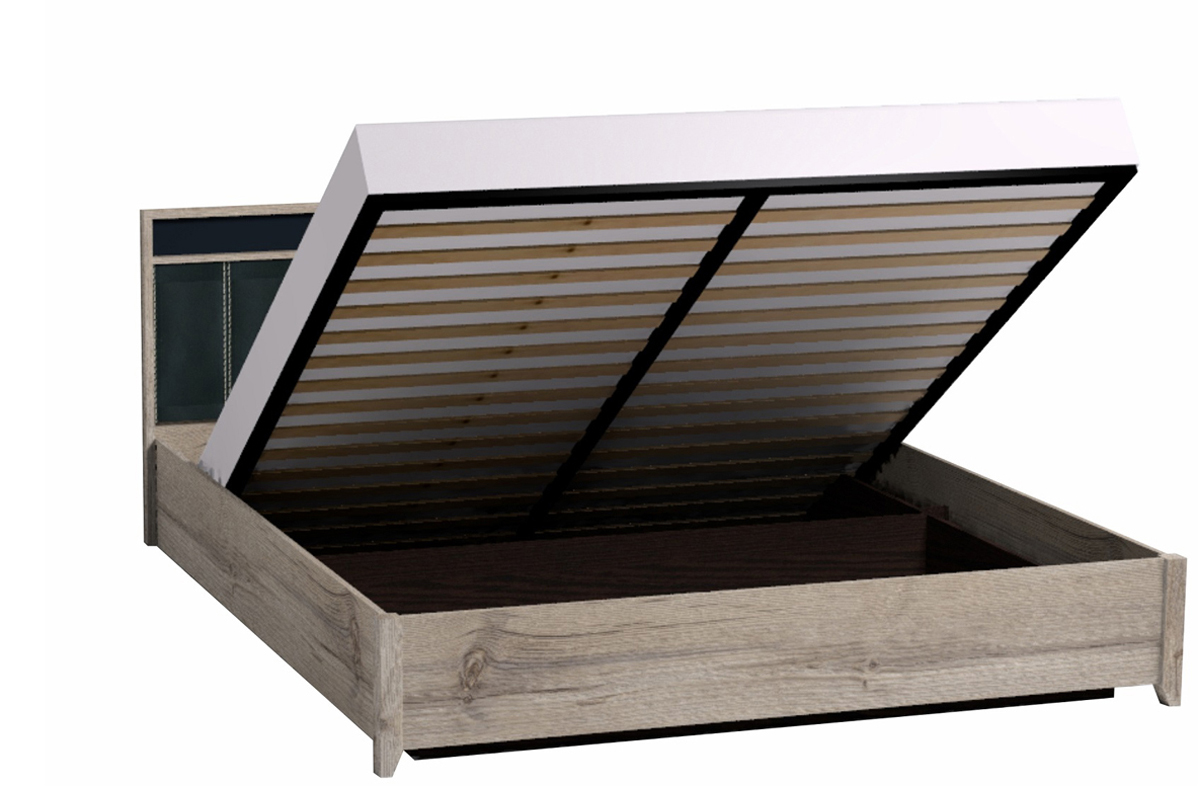 Кровать с подъемным механизмом Nature 306 Люкс 180х200, гаскон пайн