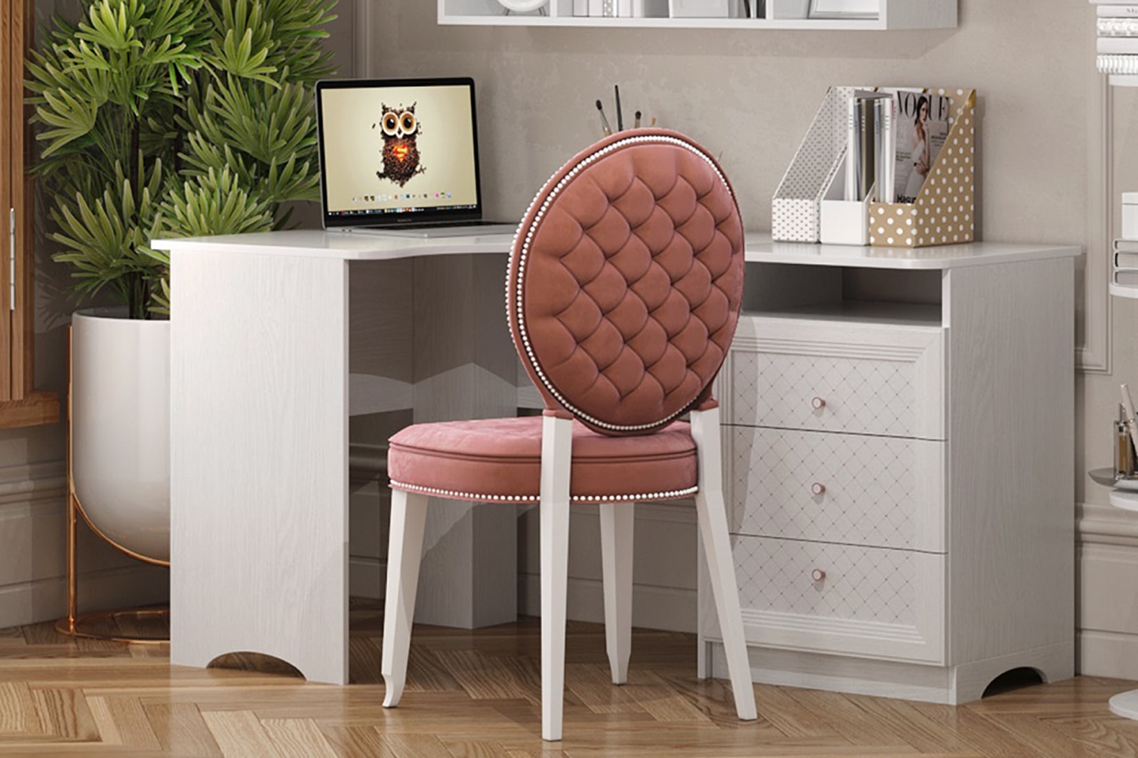 Тумба прикроватная с ящиками Флер Ф7а