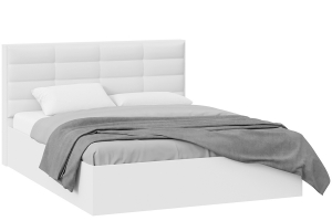 Агата Тип 1 Кровать 160 с подъемным механизмом Белый