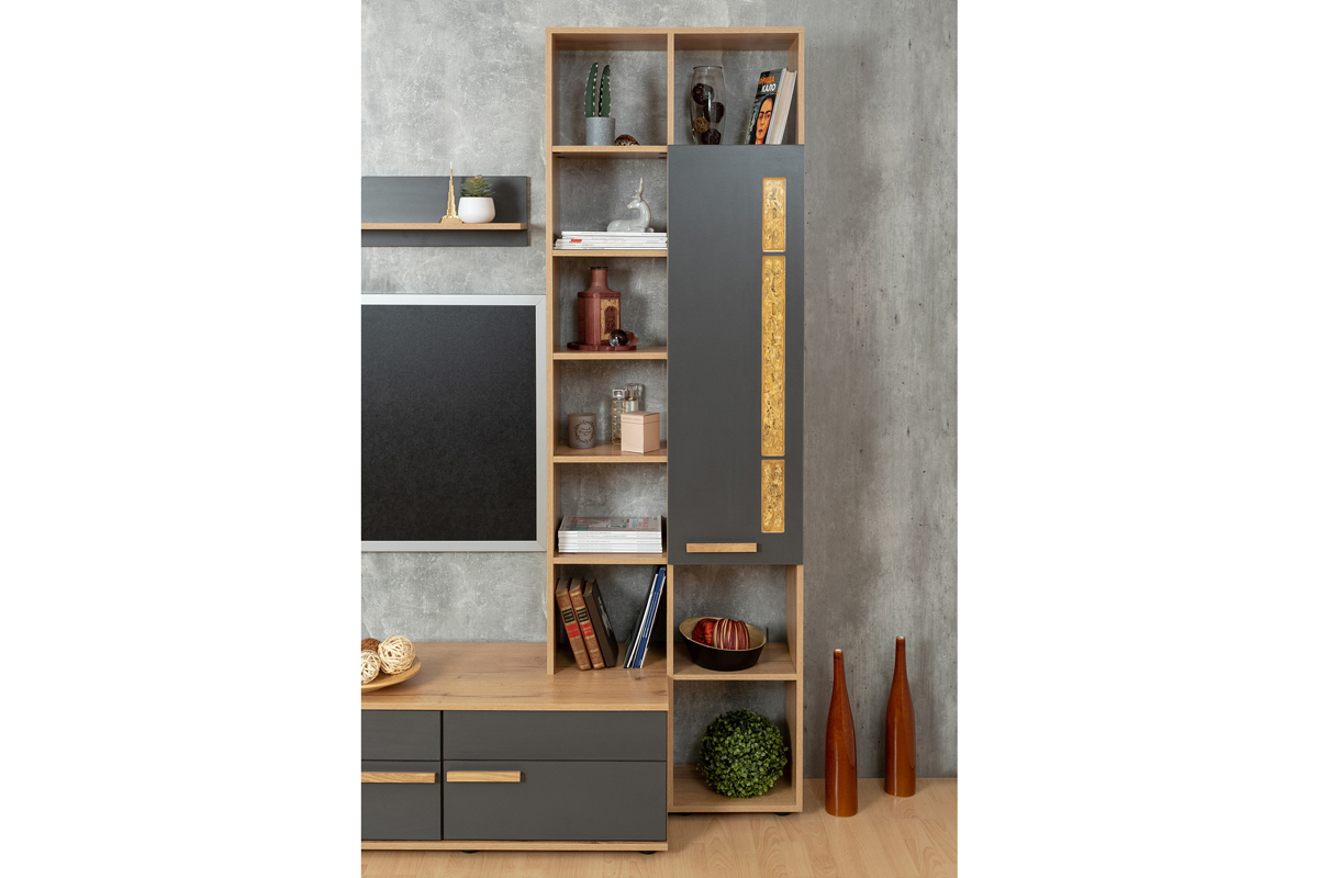 Шкаф с открытыми полками Crown 2