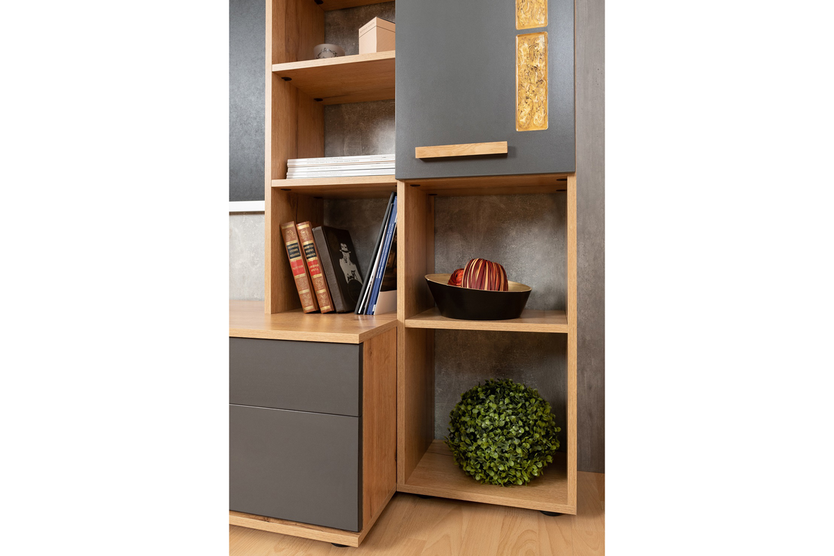 Шкаф с открытыми полками Crown 2