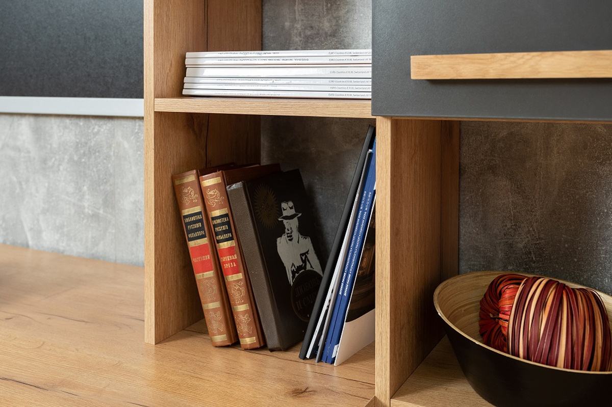 Шкаф с открытыми полками Crown 2