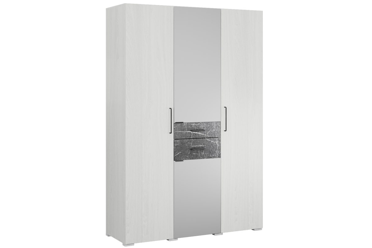 Шкаф трехдверный Теана (ясень анкор светлый)