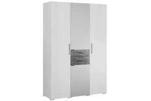 Шкаф трехдверный Теана (ясень анкор светлый)