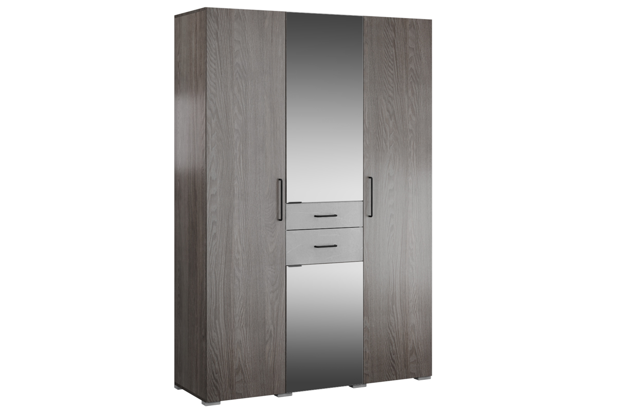 Шкаф трехдверный Теана (ясень анкор темный)