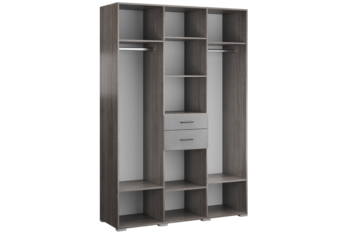 Шкаф трехдверный Теана (ясень анкор темный)