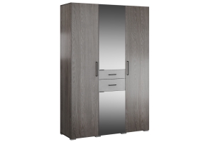 Шкаф трехдверный Теана (ясень анкор темный)