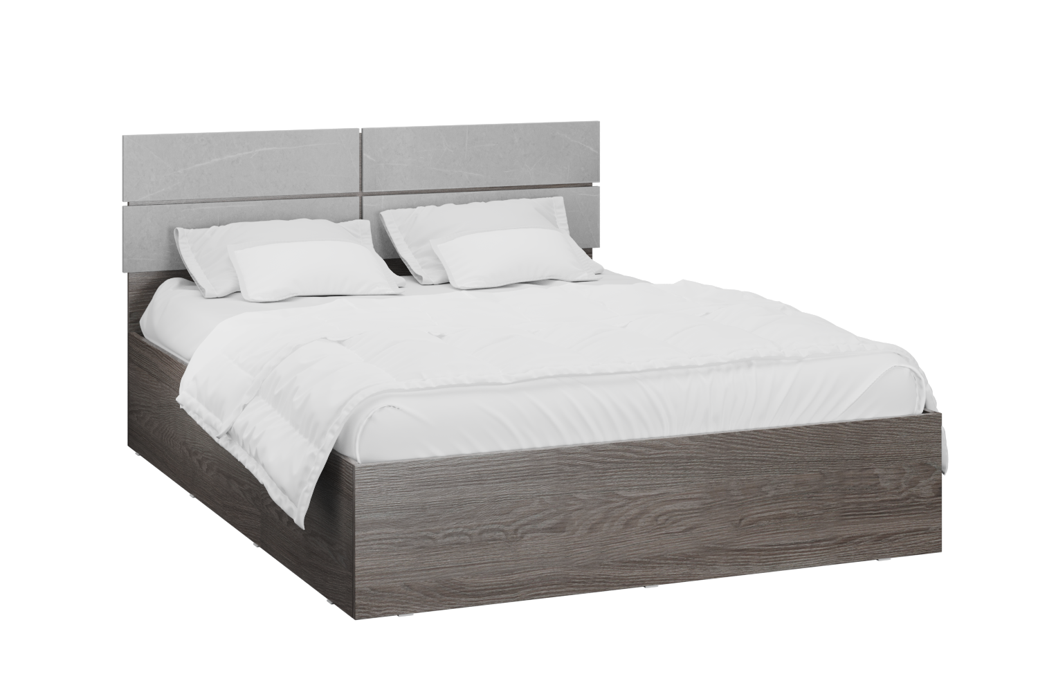 Кровать без основания, без матраса 160х200 Теана (ясень анкор темный)