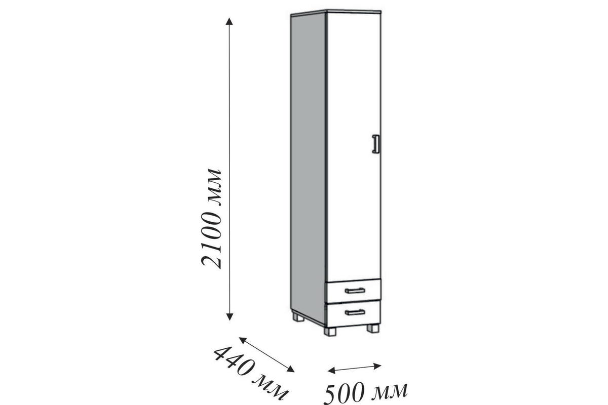 Феликс Шкаф Дуб сонома