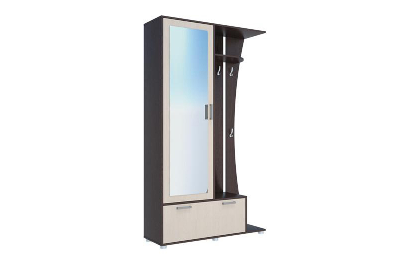 Прихожая Домино-4У Венге/Молочный