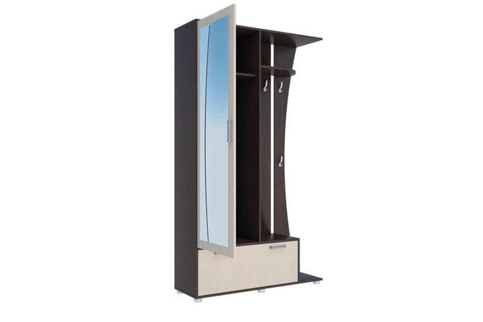 Прихожая Домино-4У Венге/Молочный