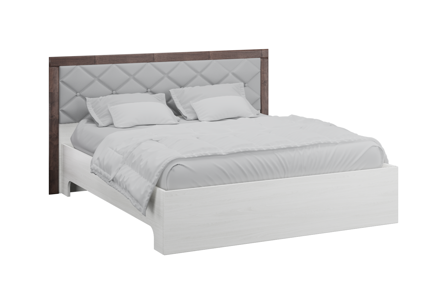 Кровать без основания, без матраса 160*200 Мадлен (Дуб бомонд какао)