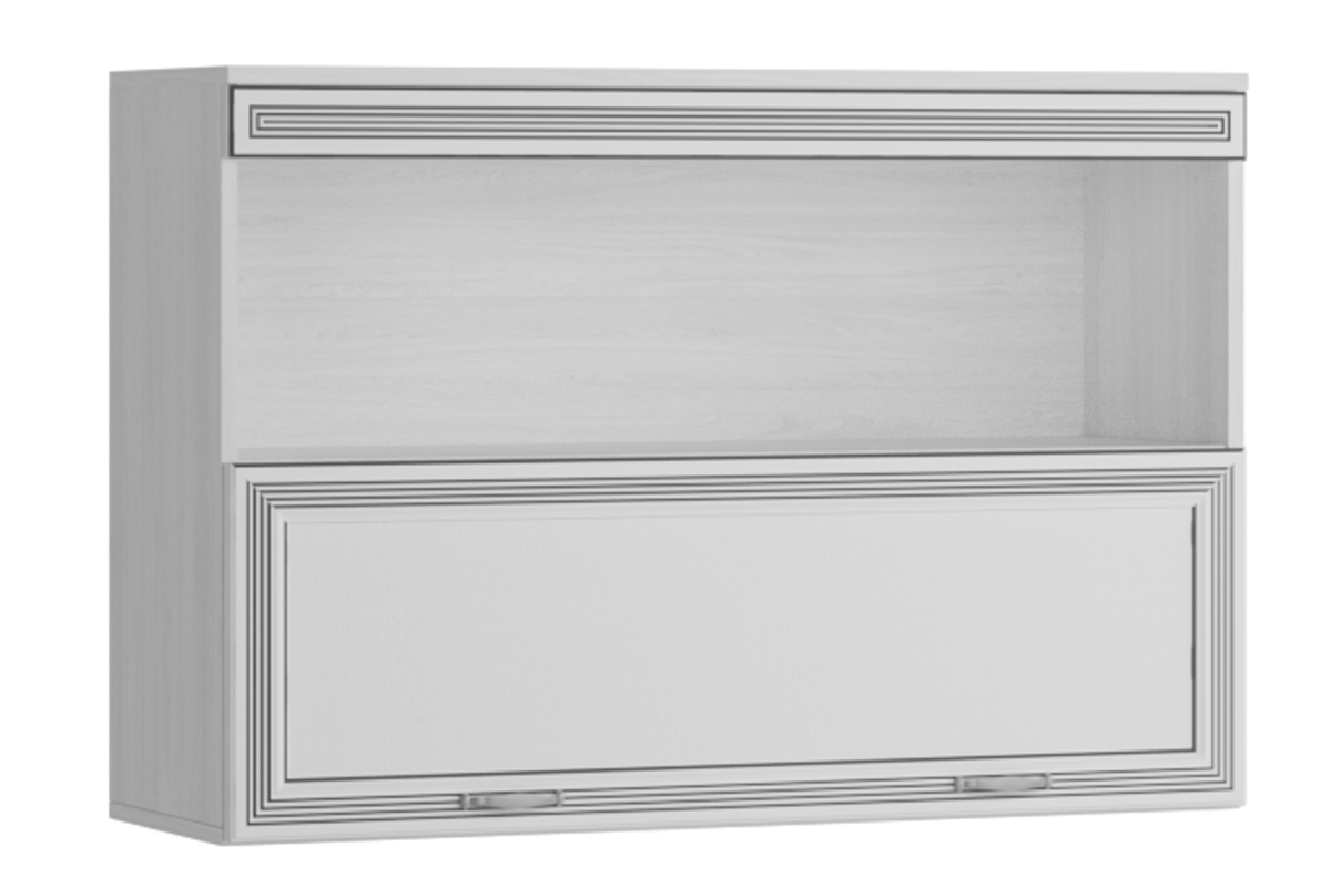 Полка навесная Ливорно ЛН-3, ясень