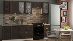 Агава Кухня модульная темная