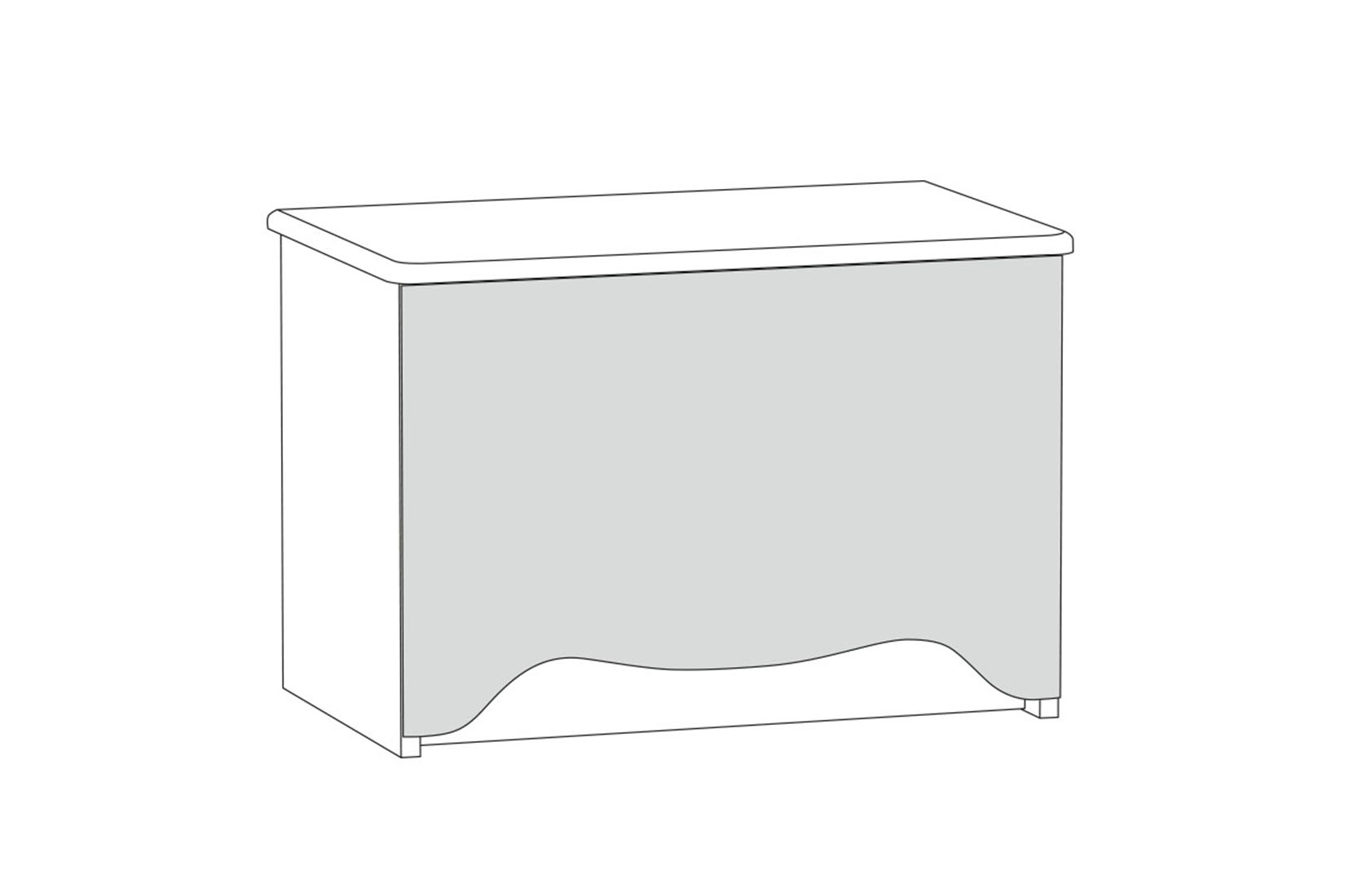 Роуз 13.235 Тумба Белый с тиснением поры дерева/ясень ваниль