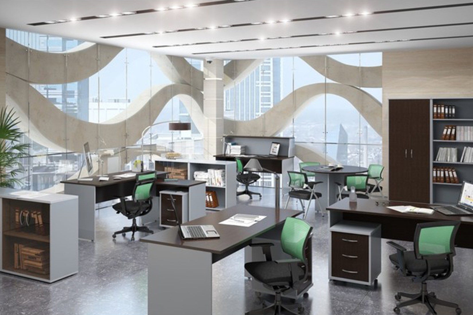 IMAGO СТ-2.1 Шкаф Венге Магия/Металлик