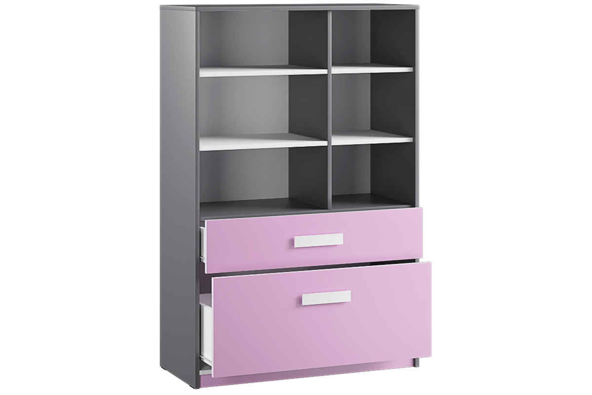 Кэнди КШ-2 Шкаф книжный Лаванда