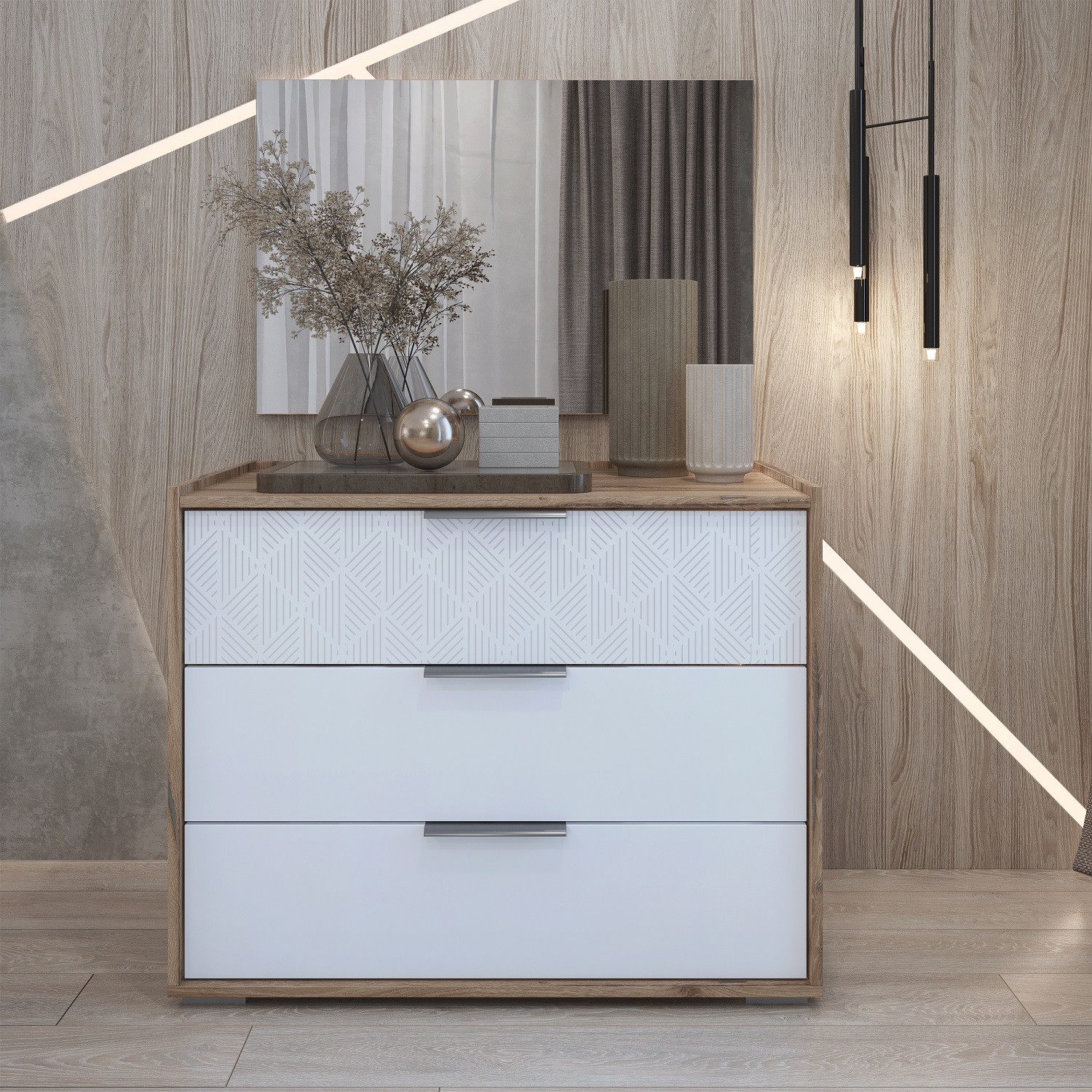 Зеркало навесное Николь 10