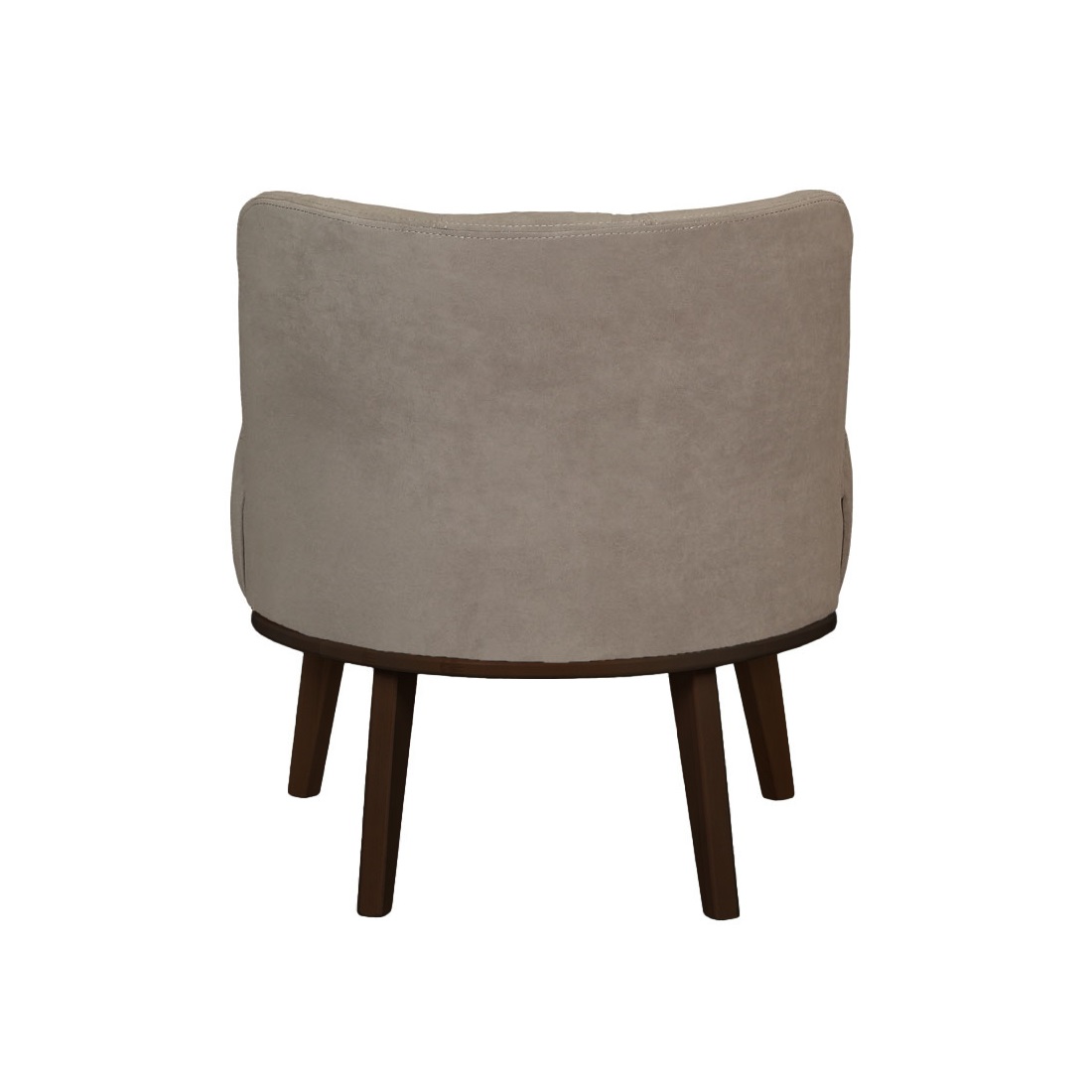 Жирон Кресло мягкое Бежевый/Орех