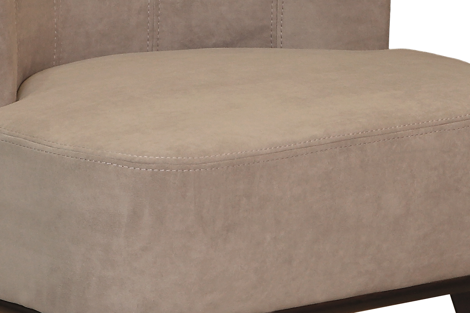 Жирон Кресло мягкое Бежевый/Орех