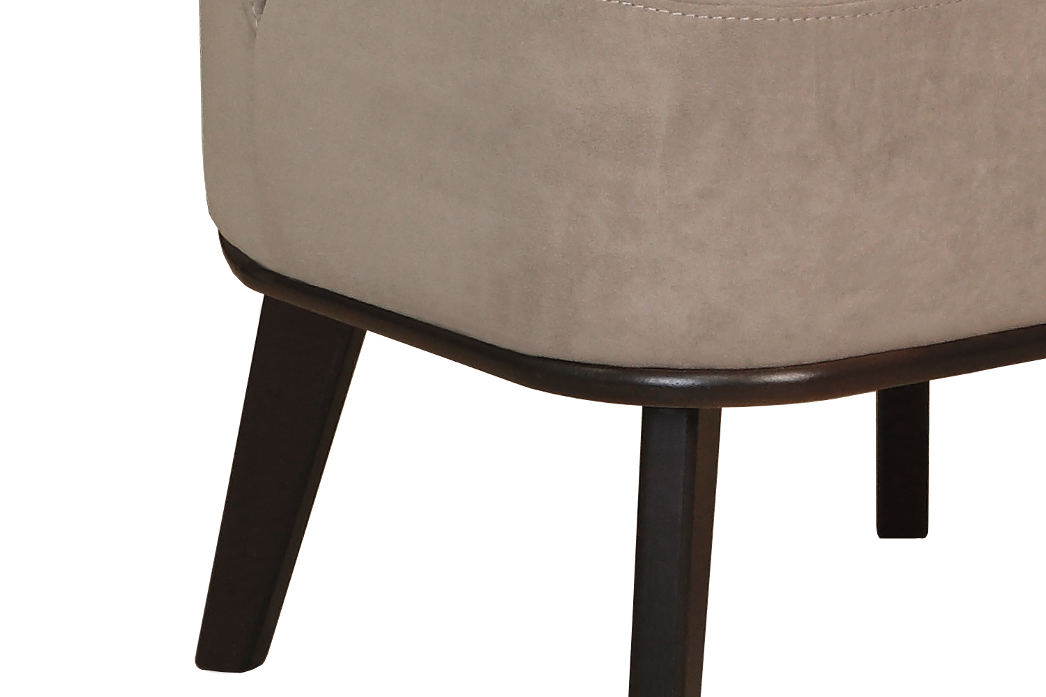 Жирон Кресло мягкое Бежевый/Орех