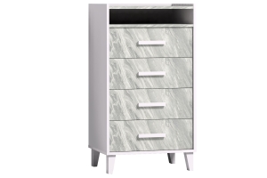 Комод высокий Айрис 45, статуарио