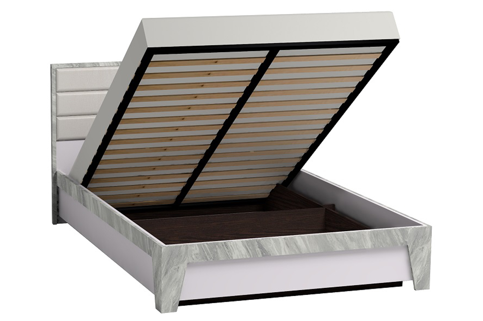 Кровать без основания Айрис 307 Люкс 160х200, статуарио