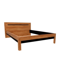 Кровать без основания Афина А3 160х200, дуб крафт табачный