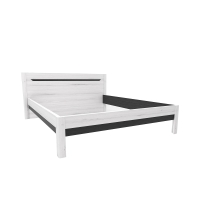 Кровать без основания Афина А3 160х200, дуб крафт белый