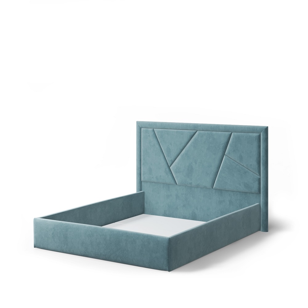 Кровать без основания Индиго 120х200, бирюзовый