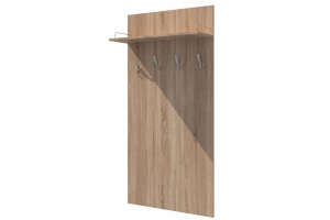 Италия В-800 Вешалка Дуб сонома/Белый глянец