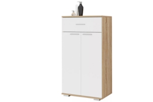 Италия ТК-600 Тумба Дуб сонома/Белый глянец